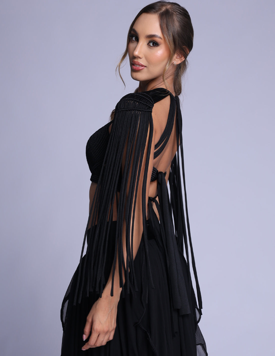 Guerrera Crop Top Black