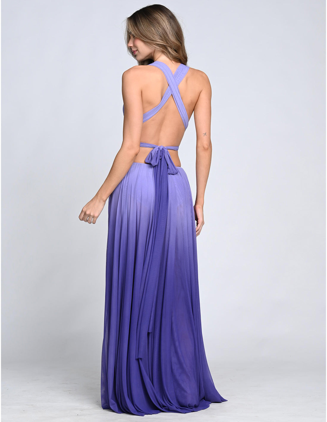Hydra Dress Faded Purple