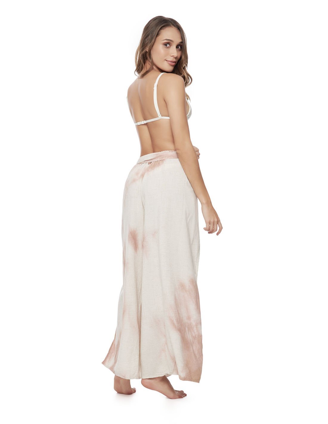 Air Pants Spotted Beige - Pants - Entreaguas Wearable Art