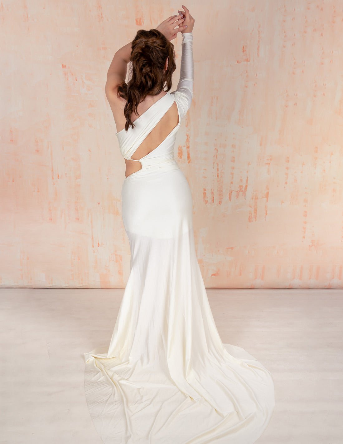 Aphrodite Dress Ivory - Dress - Entreaguas Wearable Art