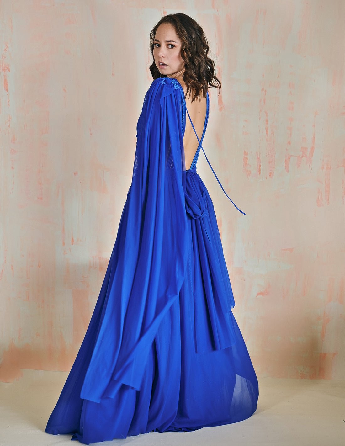 Copérnico Dress Royal Blue - Dress - Entreaguas Wearable Art