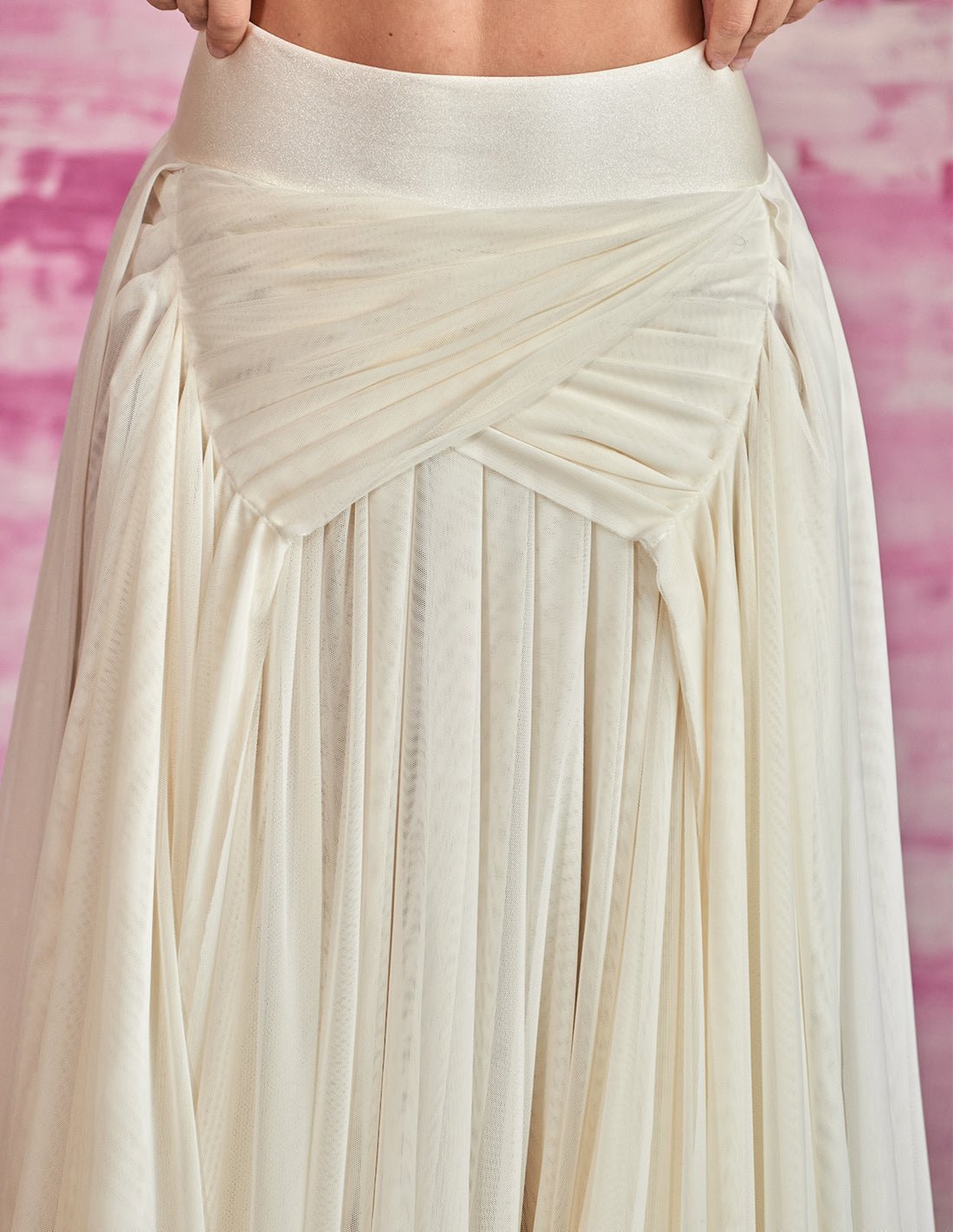 Diosa Skirt Ivory. Beach Skirt In Ivory. Entreaguas