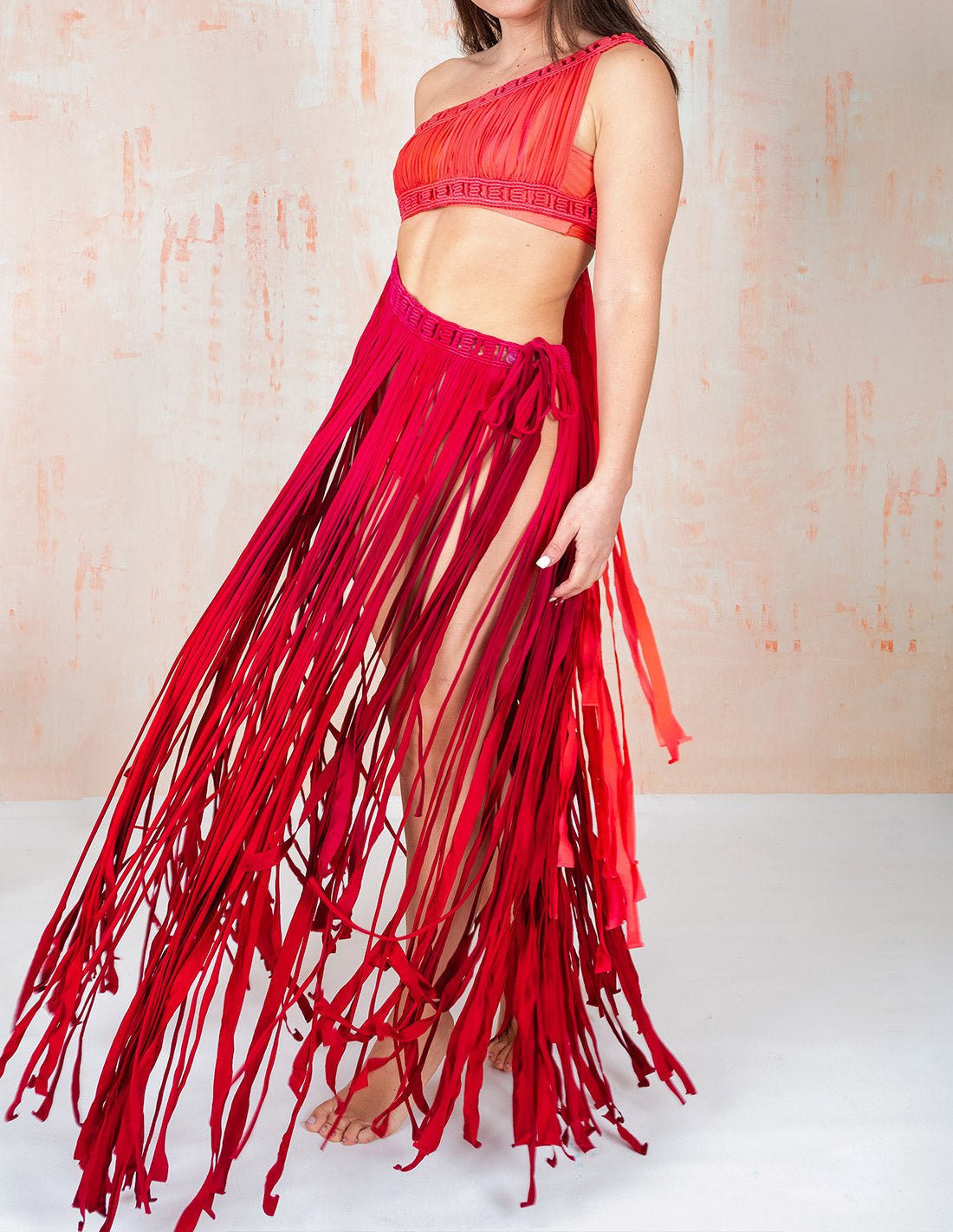 Jony Dress Fuchsia - Dress - Entreaguas Wearable Art