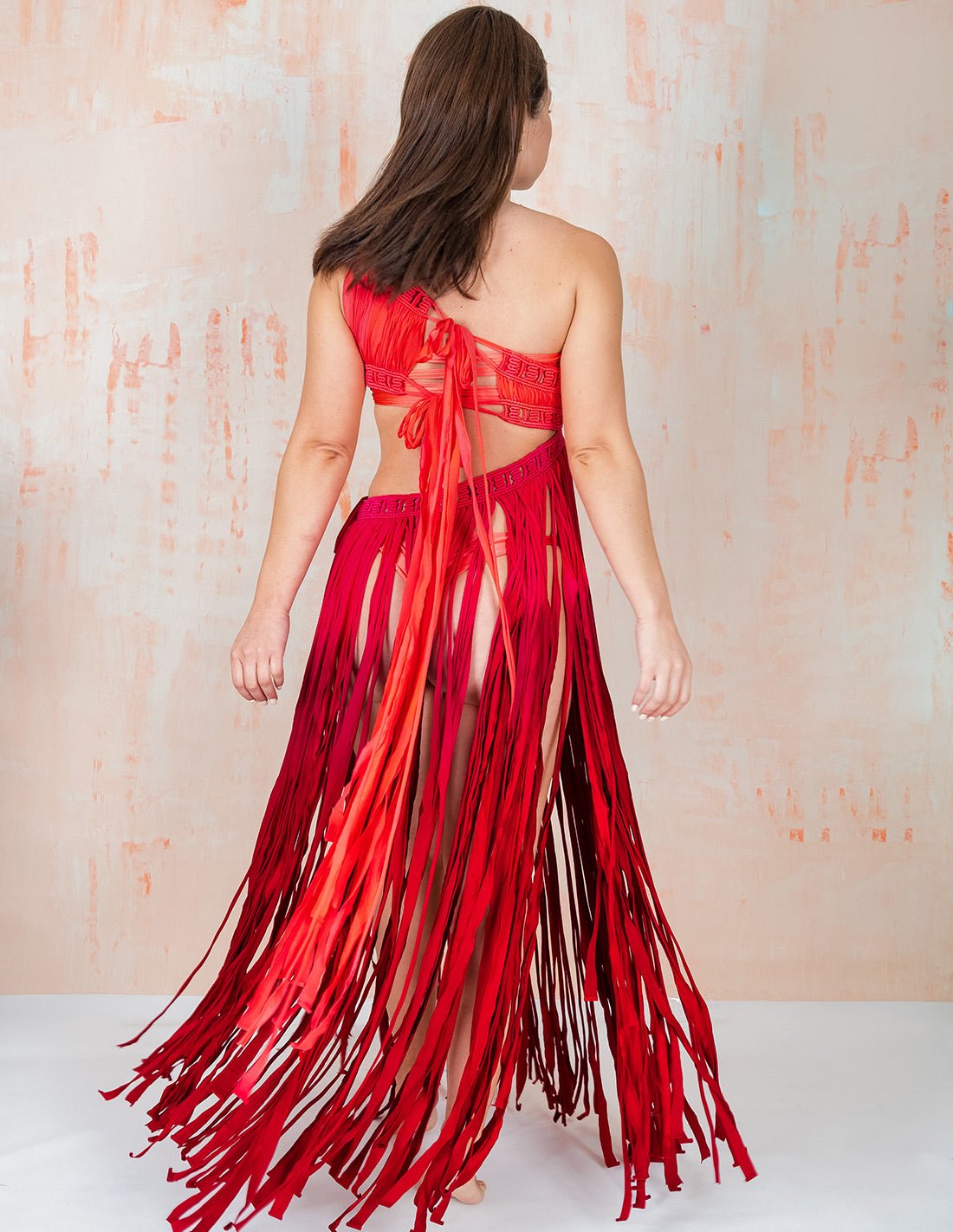 Jony Dress Fuchsia - Dress - Entreaguas Wearable Art
