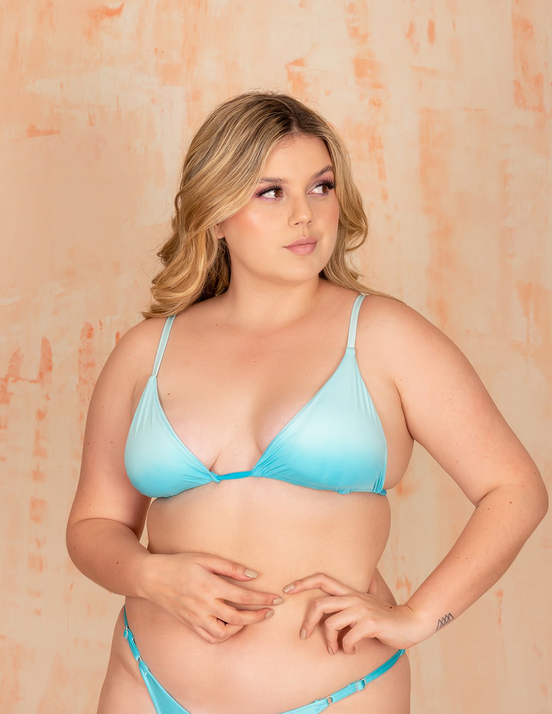 Lagon Top Faded Mind Blue - Top - Entreaguas Wearable Art