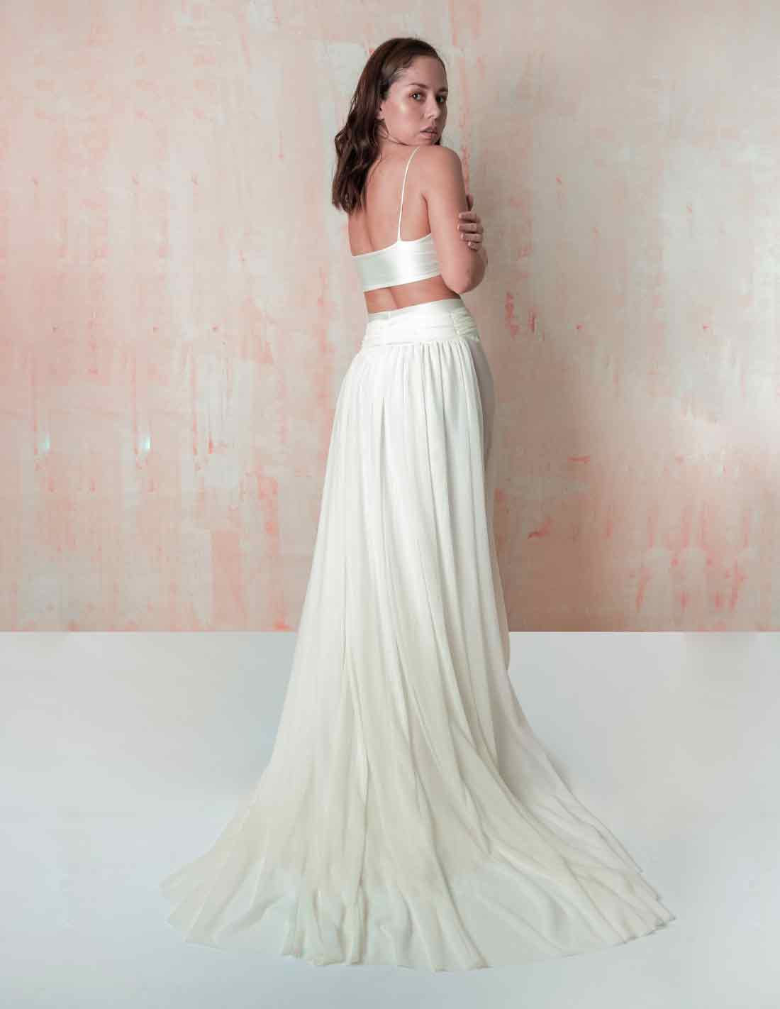 Ocean Tail Ivory - Tail - Entreaguas Wearable Art