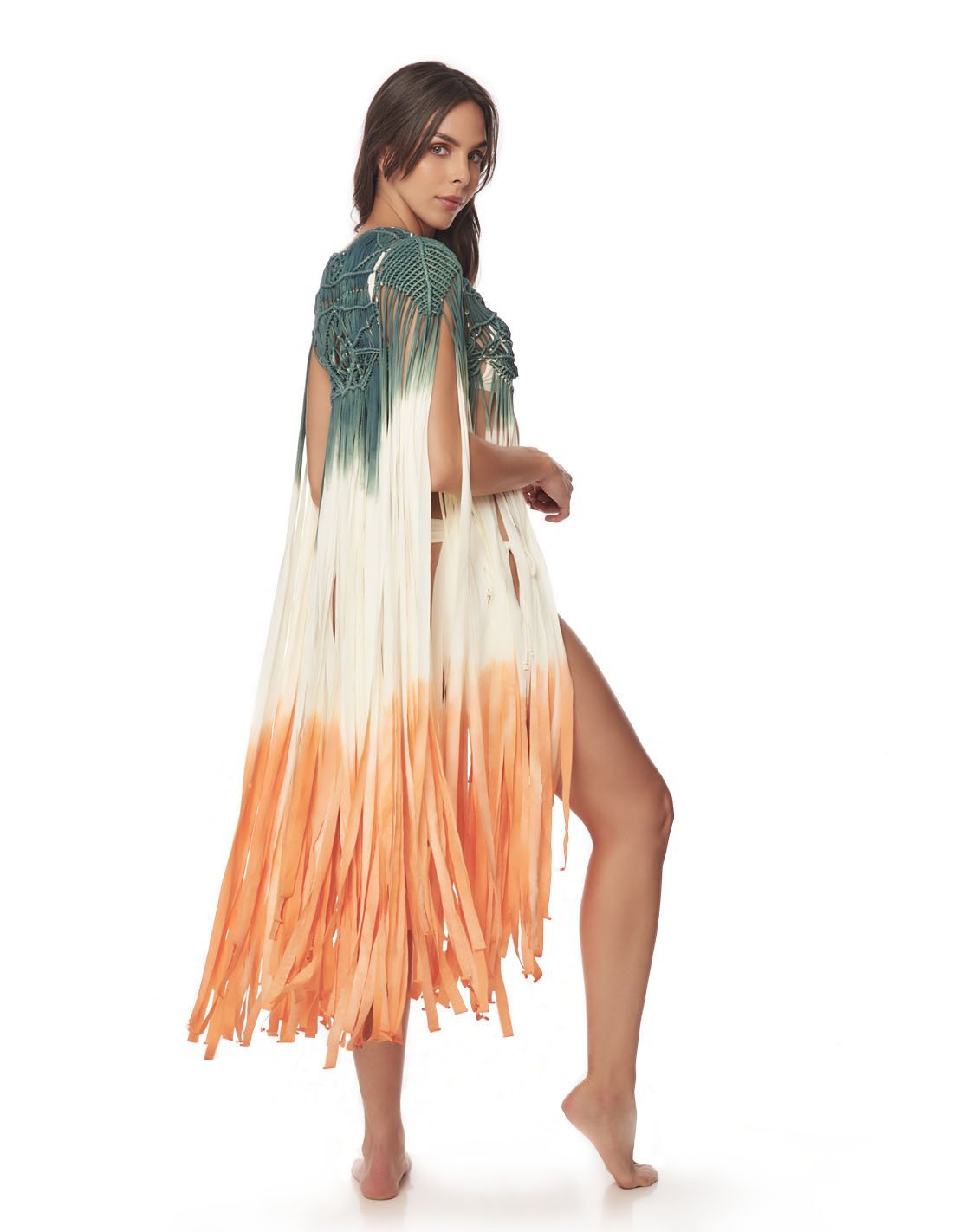 Stem Cardigan Dusk Fall Sky - Cardigan - Entreaguas Wearable Art