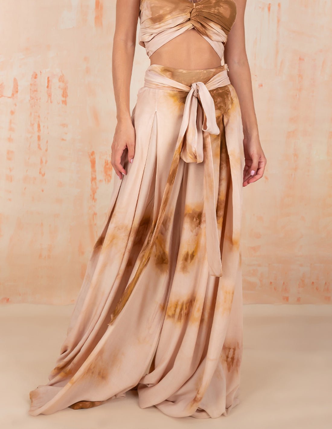 Sunshine Pants Spotted Nude - Pants - Entreaguas Wearable Art