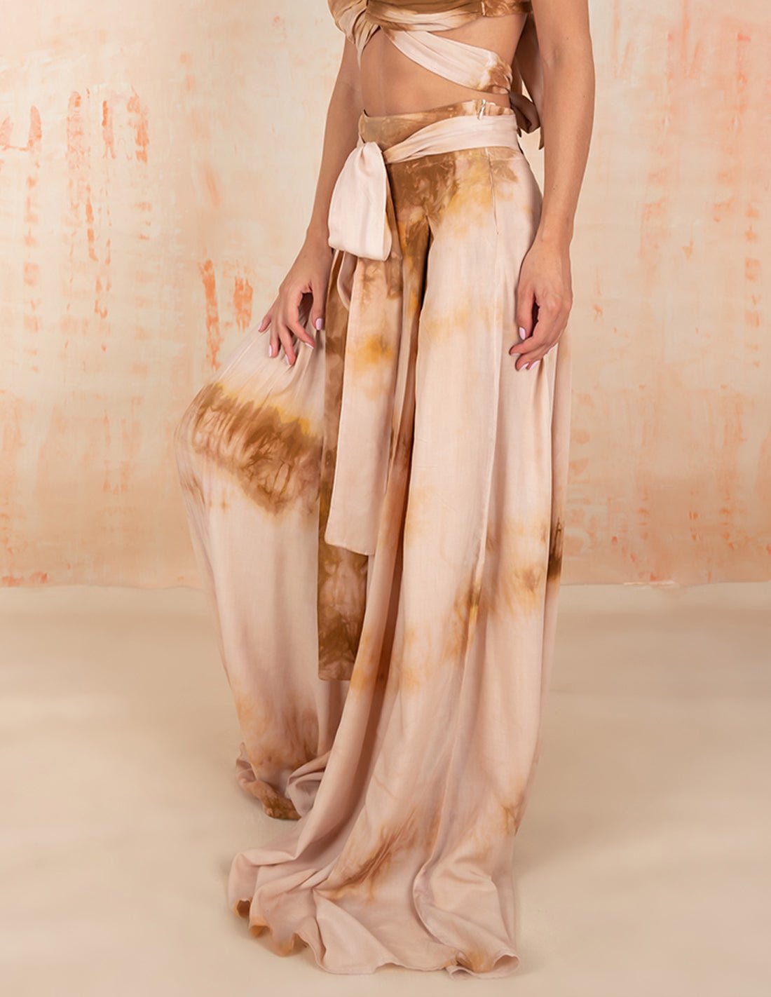 Sunshine Pants Spotted Nude - Pants - Entreaguas Wearable Art