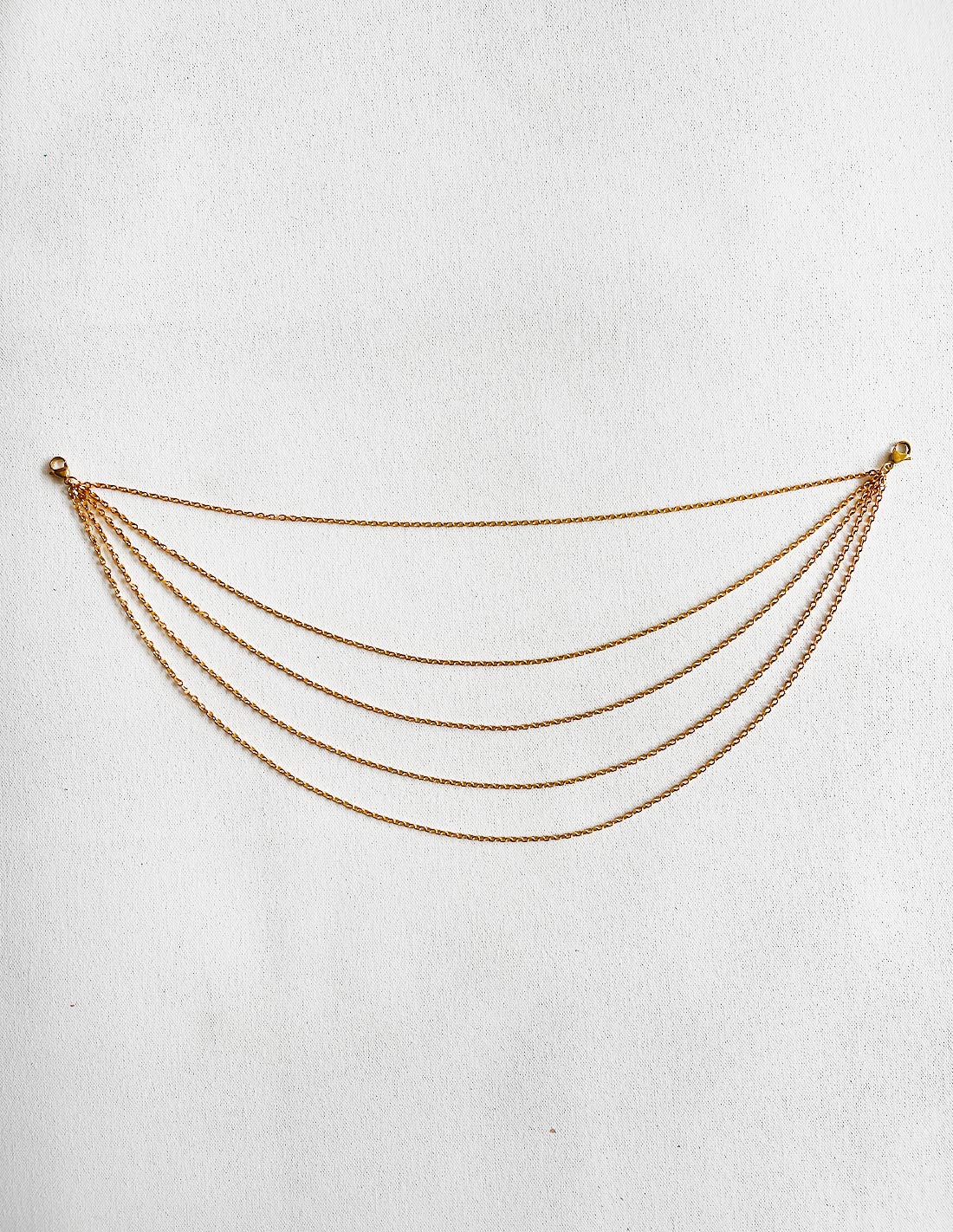 Tulipán Body Chain Golden - Body Chain - Entreaguas Wearable Art