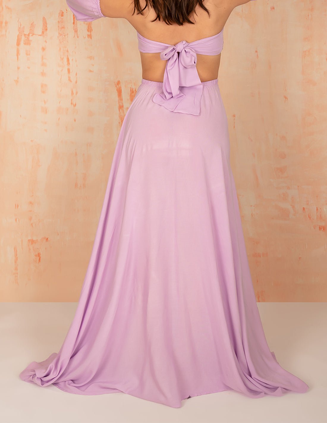 Waterfall Skirt Mind Purple - Skirt - Entreaguas Wearable Art