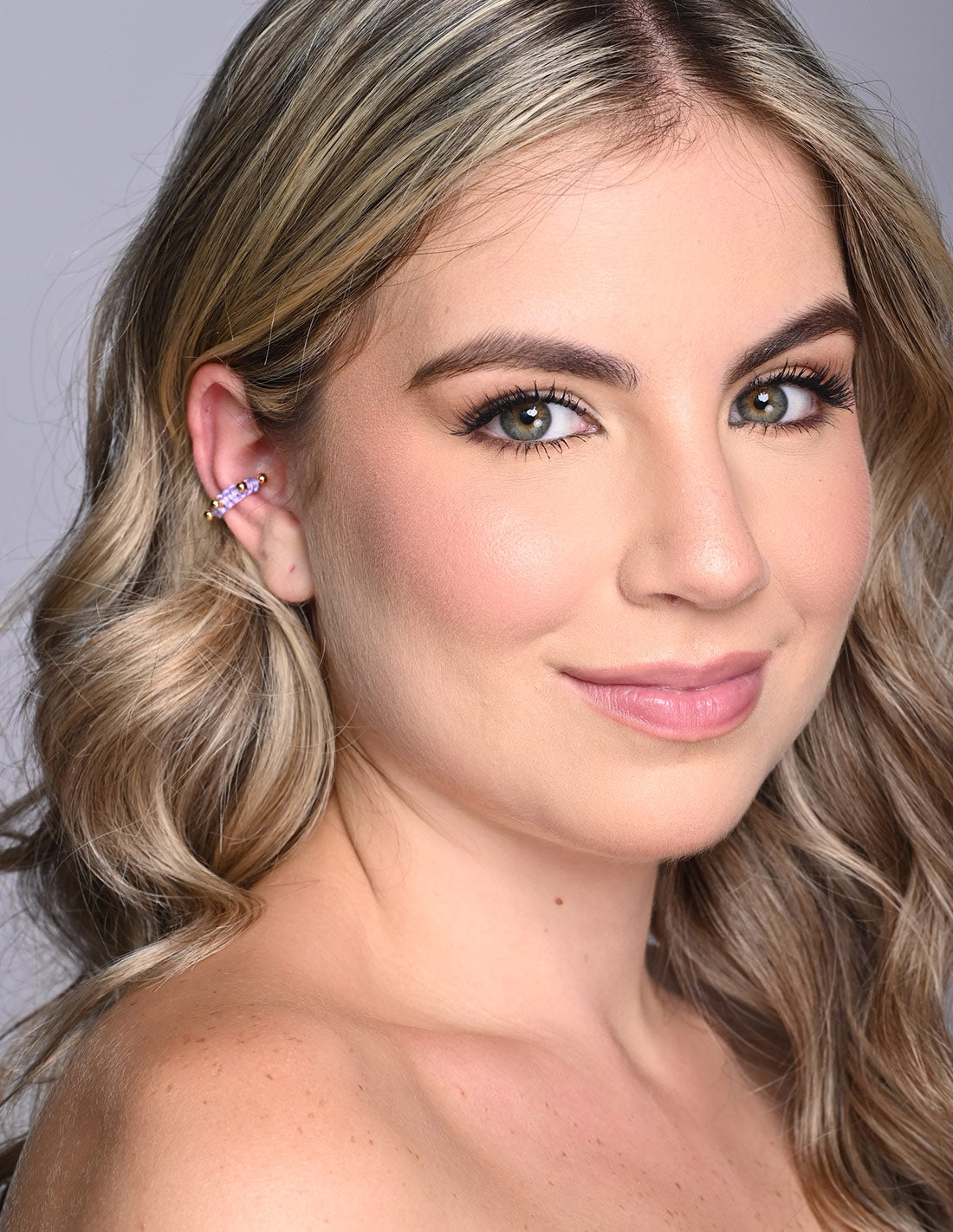 Luna Lunera Ear Cuff Lilac