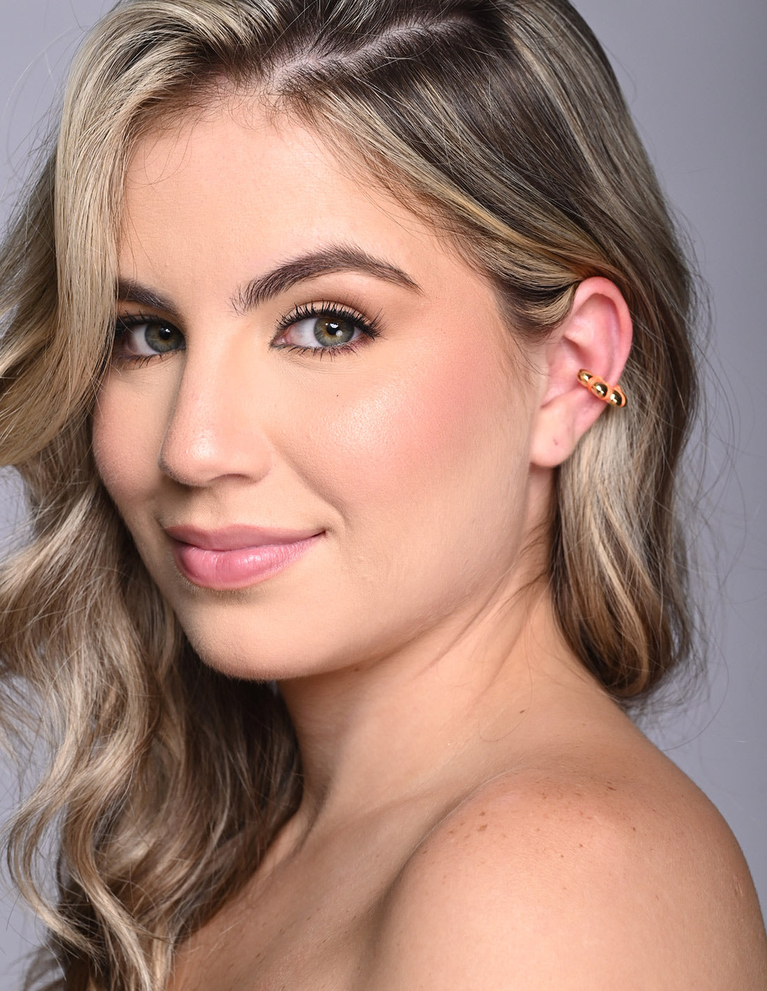 Cloud Ear Cuff Orange