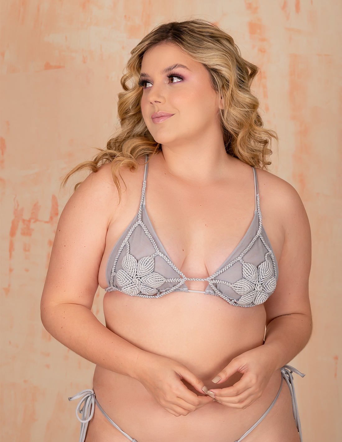 Love Me Love Me Knot Top Silver - Top - Entreaguas Wearable Art