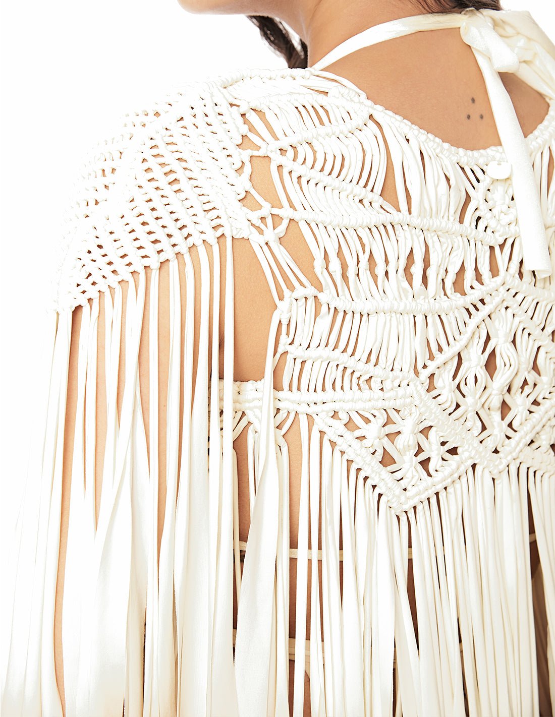 Stem Cardigan Aquamarine - Cardigan - Entreaguas Wearable Art