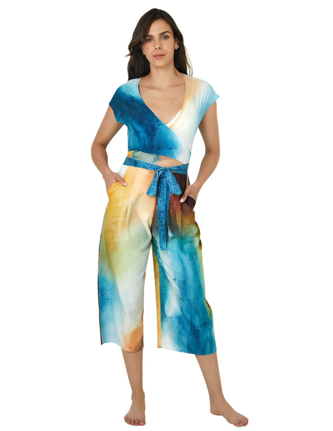 Oaxaca Sunset Jumpsuit. Jumpsuit In Oaxaca Sunset. Entreaguas