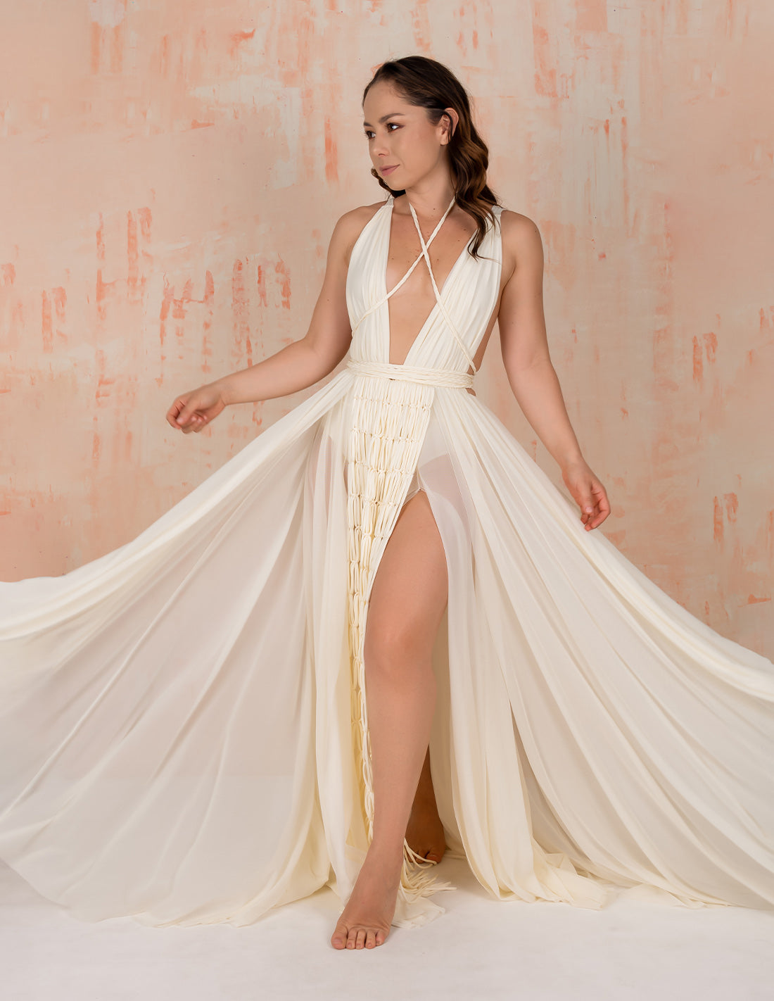 Diosa Dress Ivory