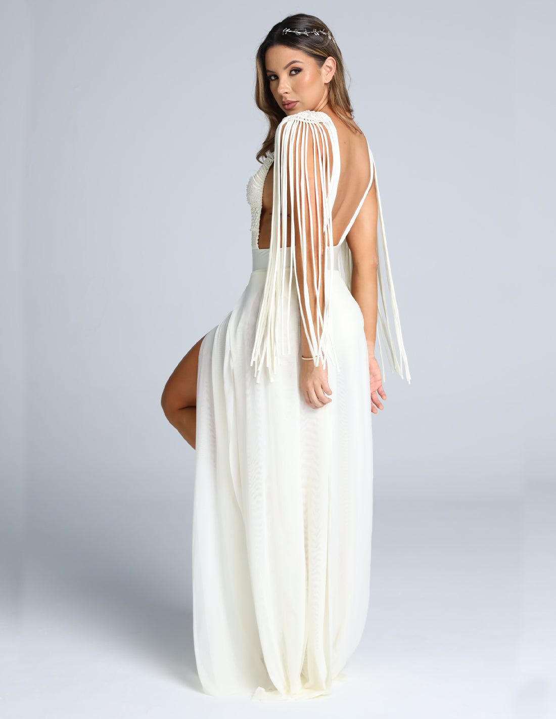 Atenas Dress Ivory