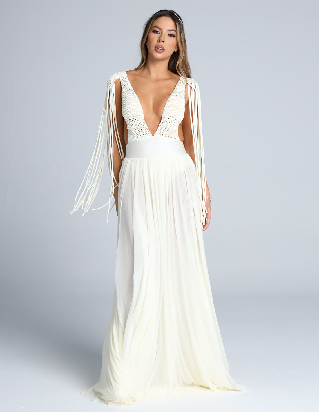 Atenas Dress Ivory