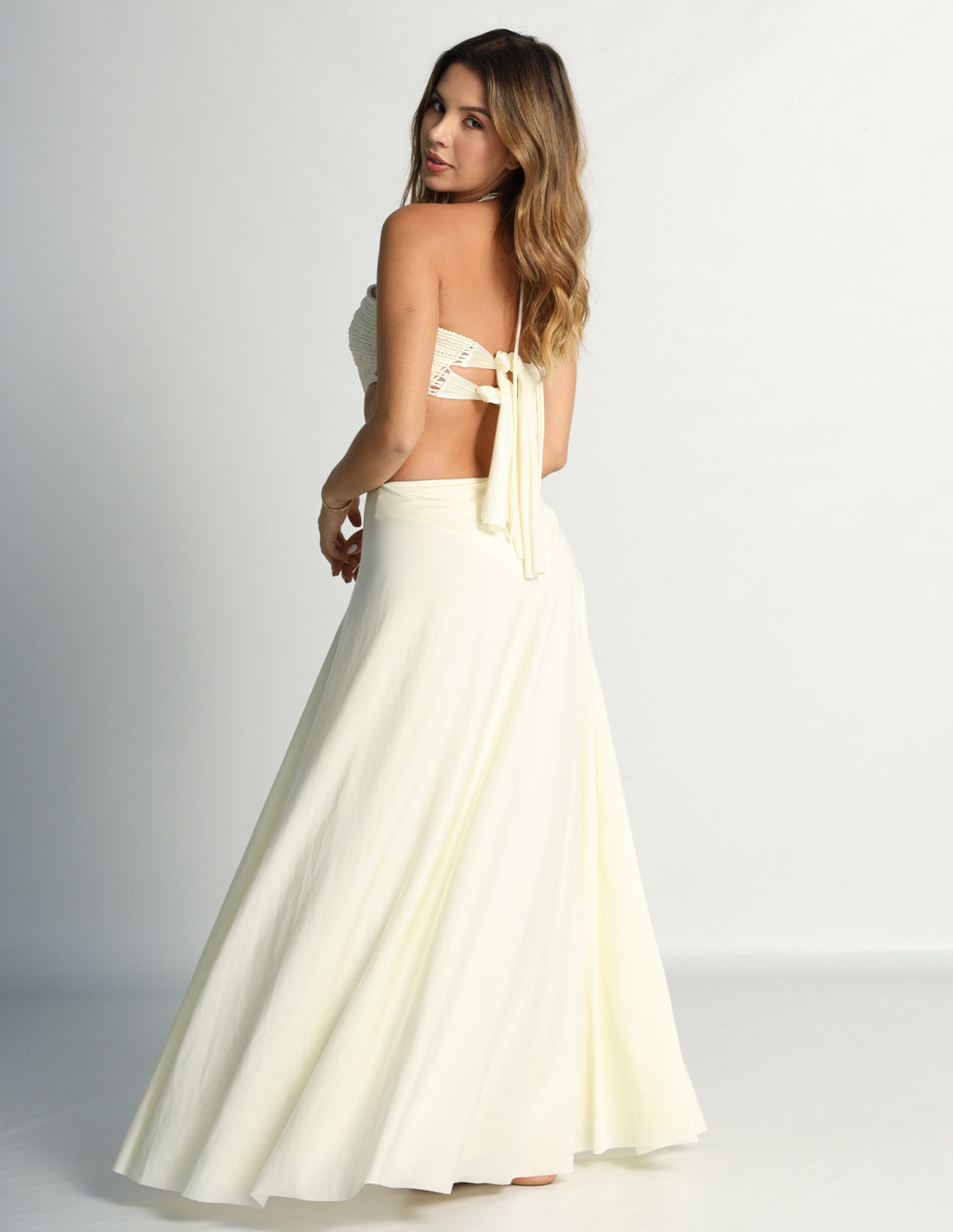 Ventus Skirt Ivory. Skirt In Ivory. Entreaguas