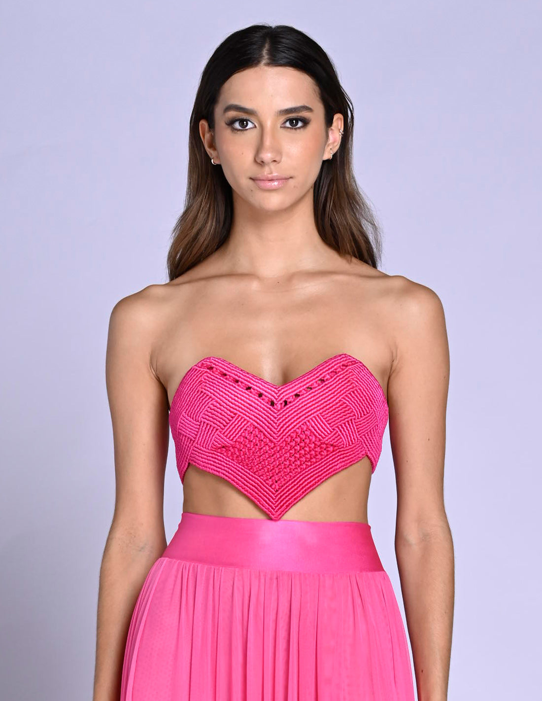 Pikoe Crop Top Fuchsia