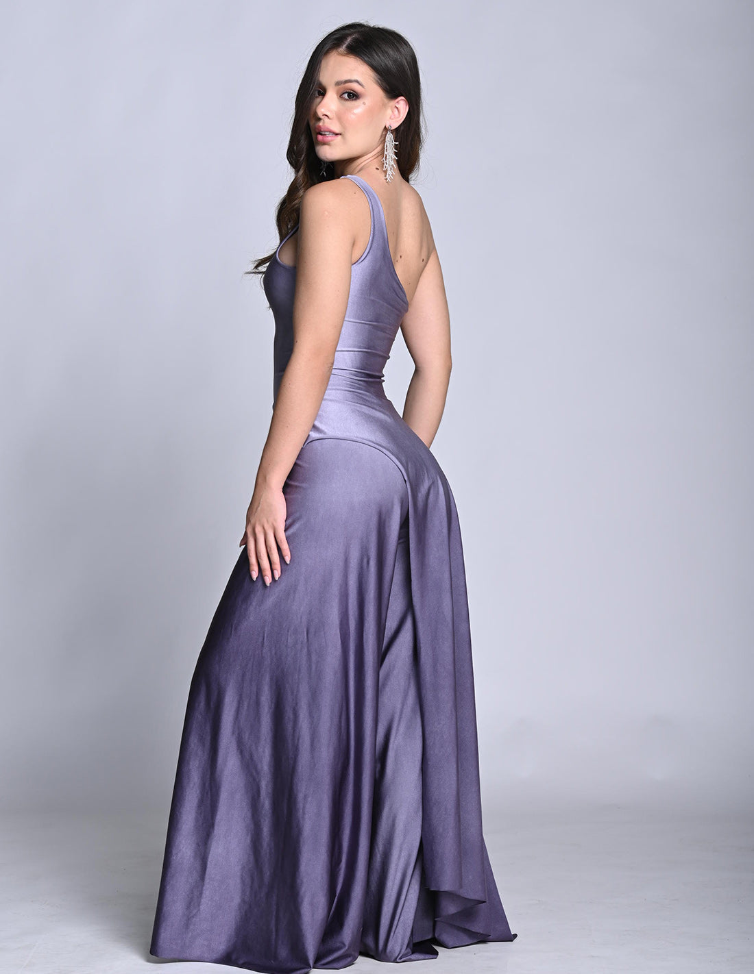 Altair Jumpsuit Faded Gray. Hand-Dyed Jumpsuit In Faded Gray