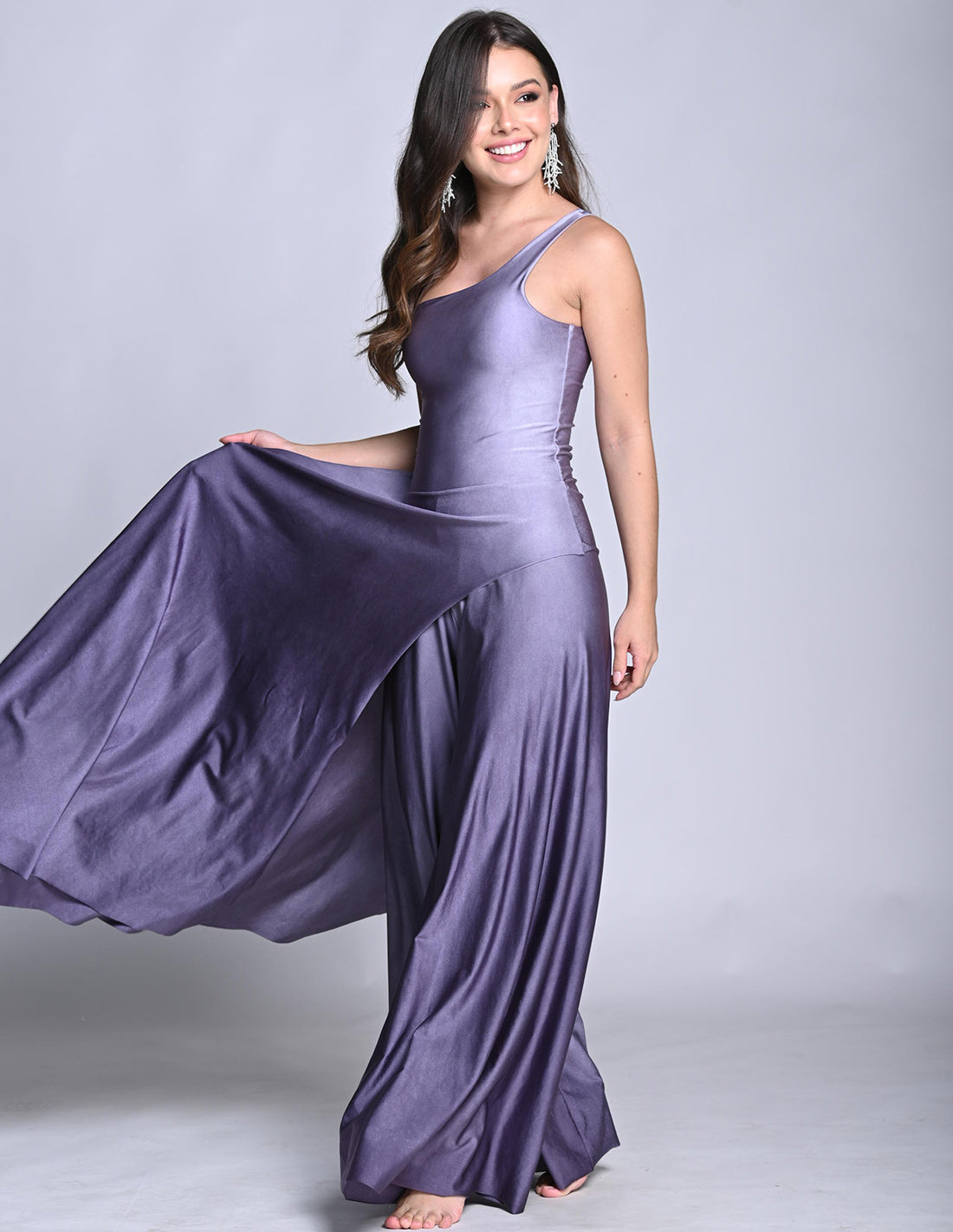 Altair Jumpsuit Faded Gray. Hand-Dyed Jumpsuit In Faded Gray