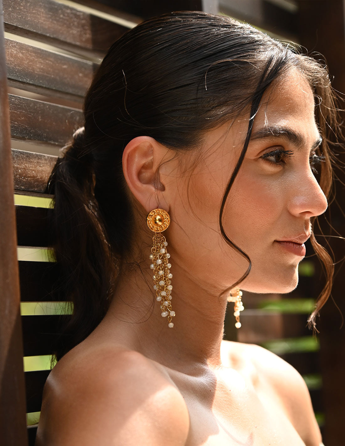 Dalia Earring Ivory