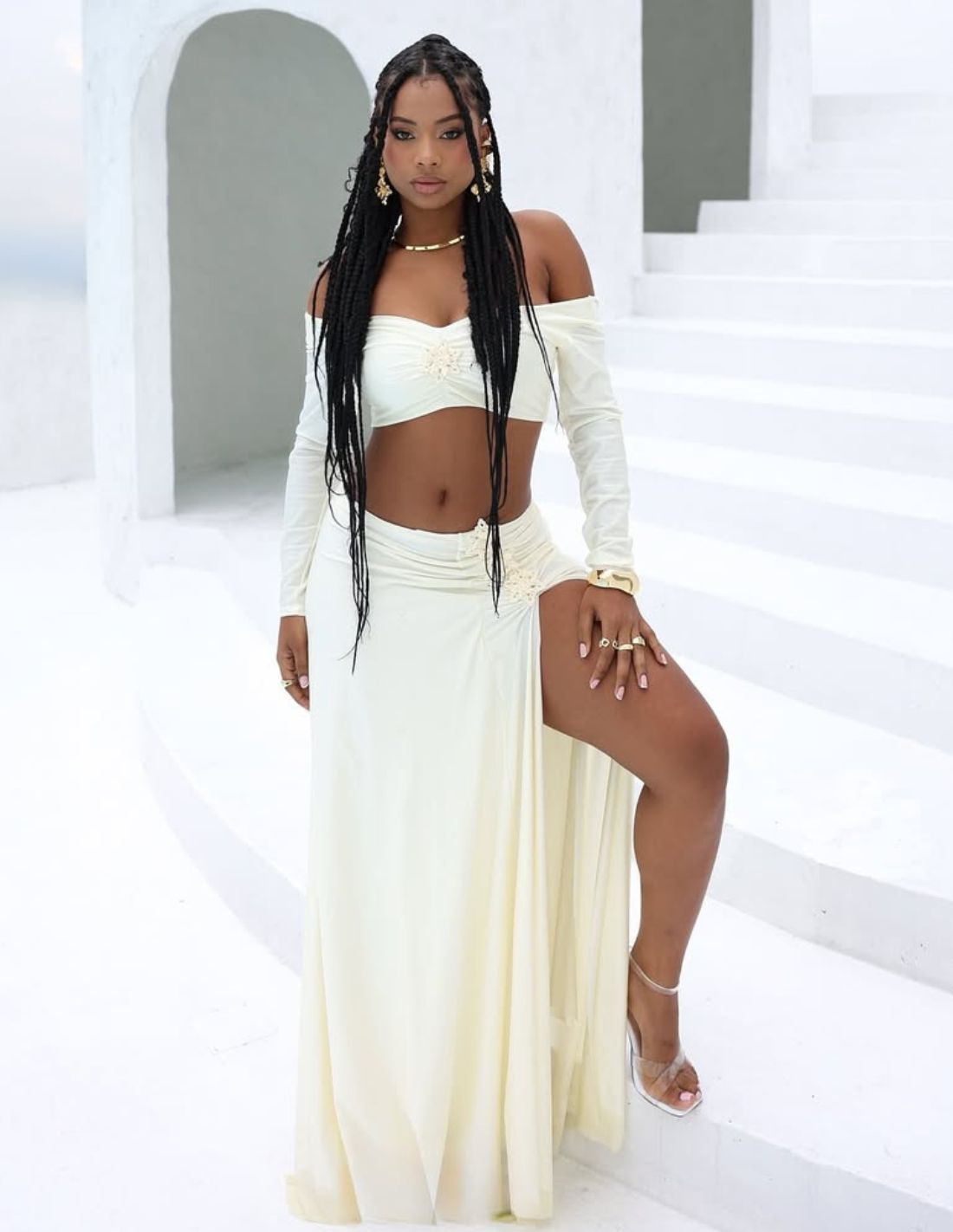 Nysa Skirt Ivory