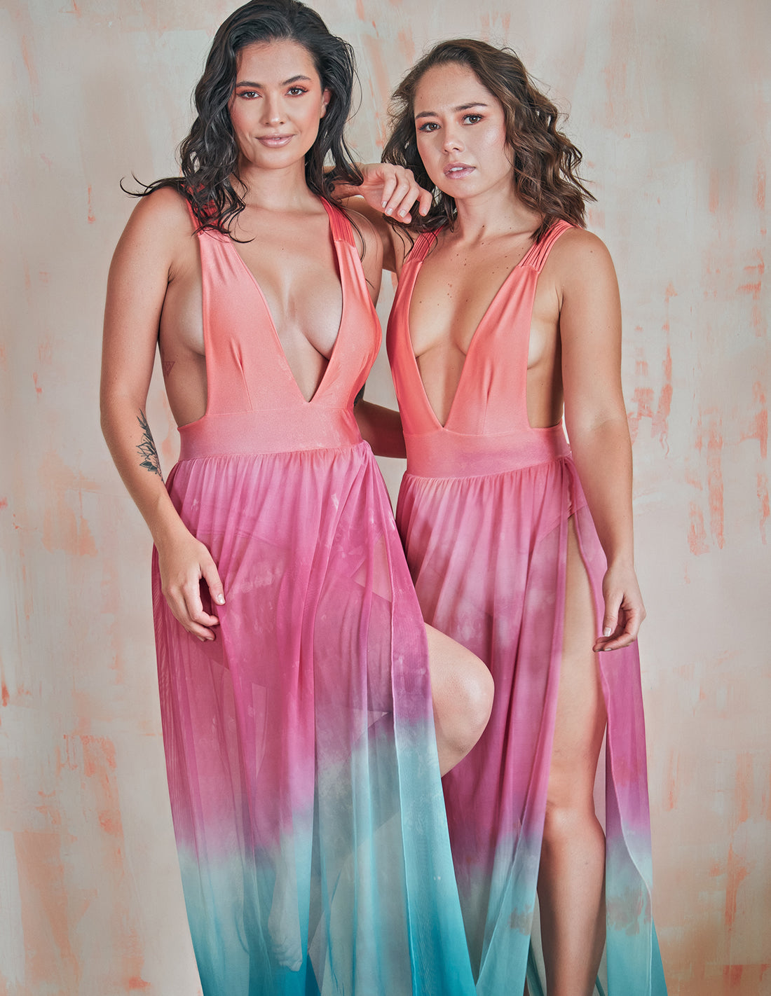 Coralito Dress Uyuni Thermas. Hand-Dyed Dress In Uyuni Thermas