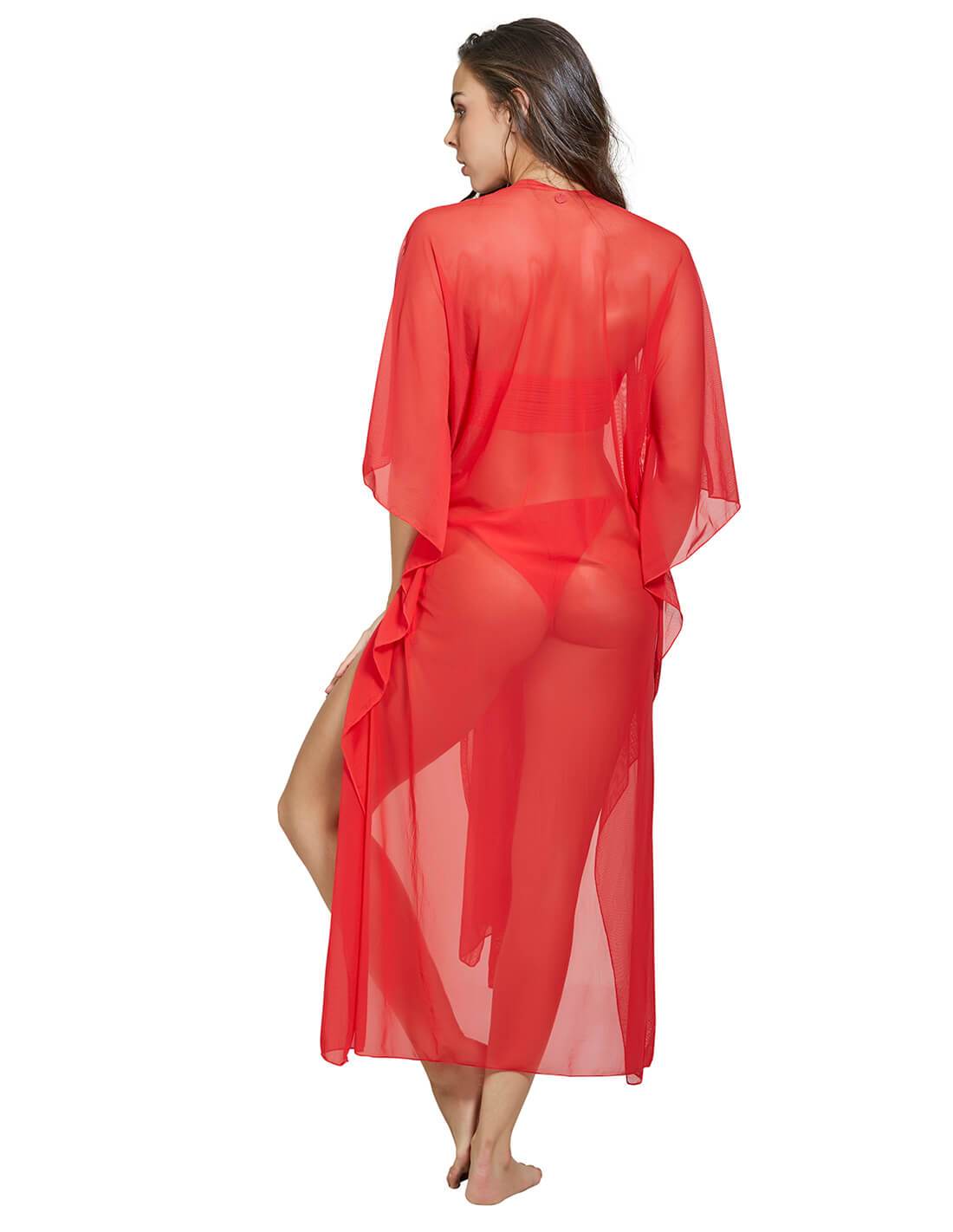 beach kaftan in tomato tomato eck922204 2