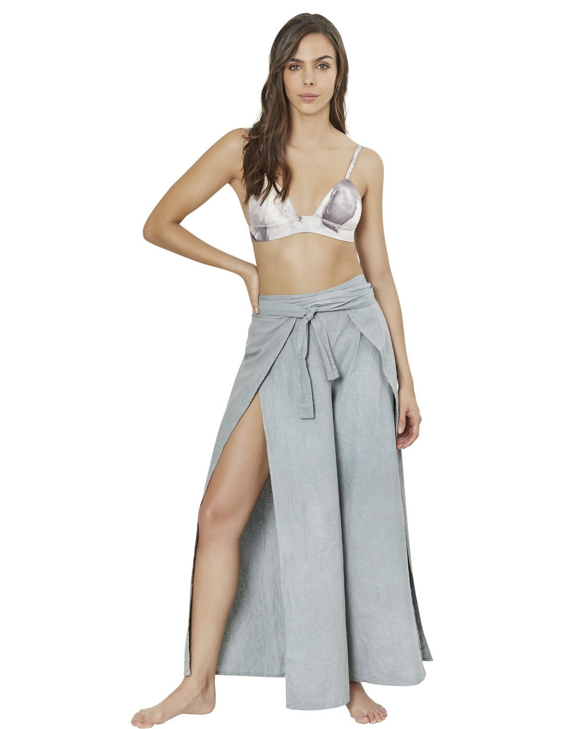 beach pant in dark gray air 1