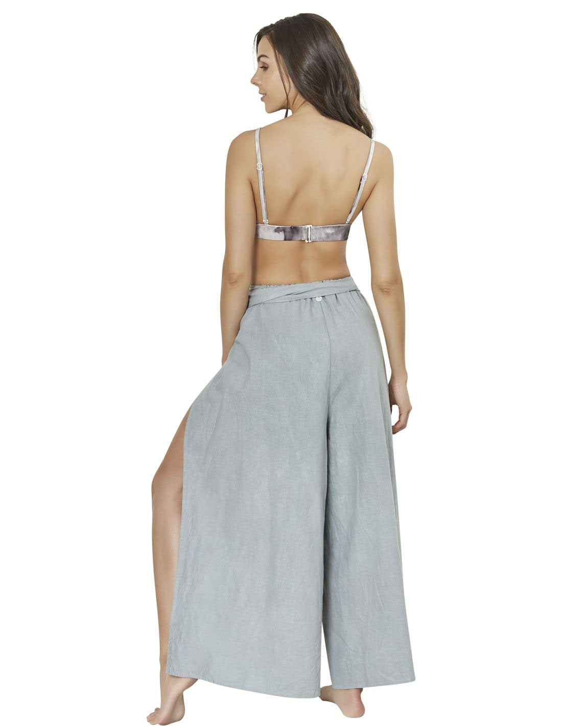 beach pant in dark gray air 2