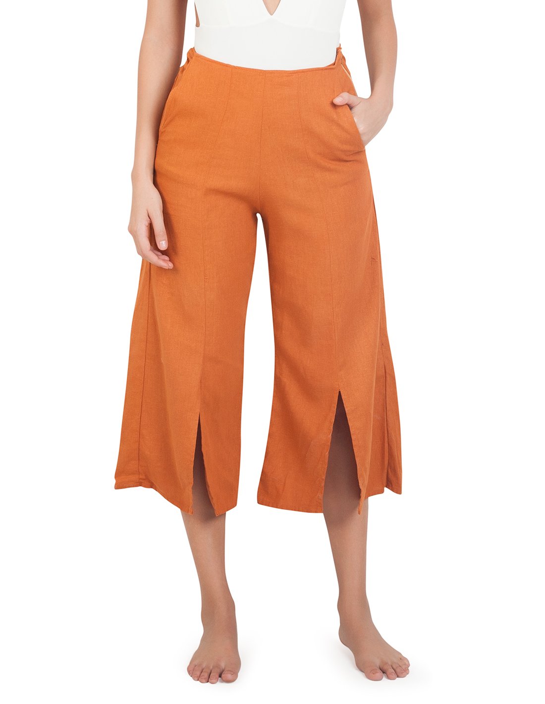 Anis Pant. Beach Pant In Pumkin Spice. Entreaguas