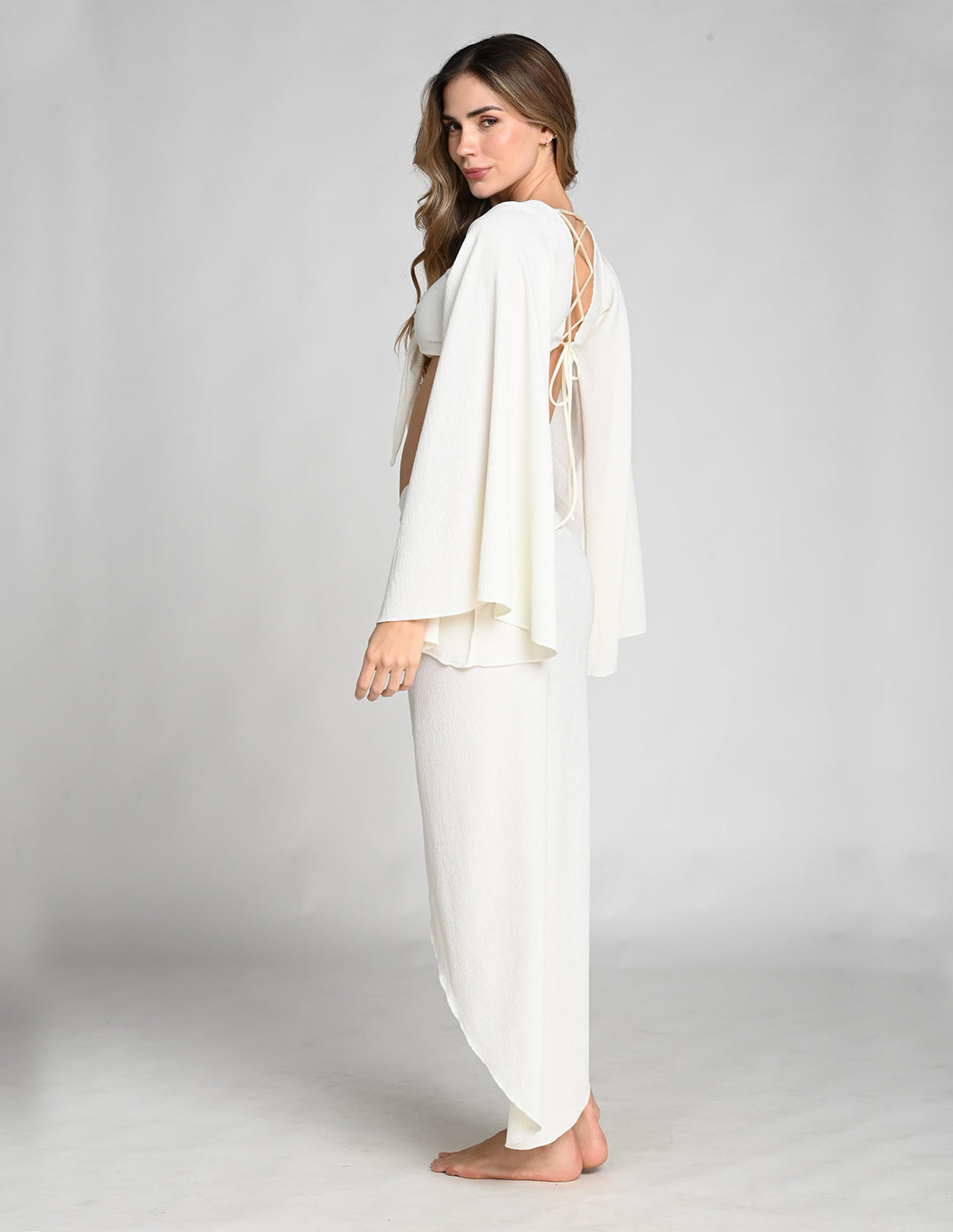 Naiya Skirt Ivory. Skirt In Ivory