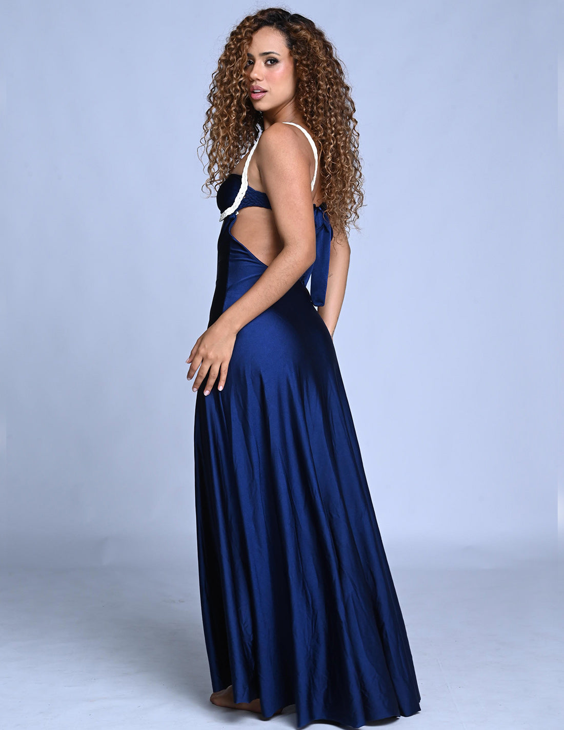 Cartagena Skirt Night Blue. Hand-Dyed Skirt In Night Blue