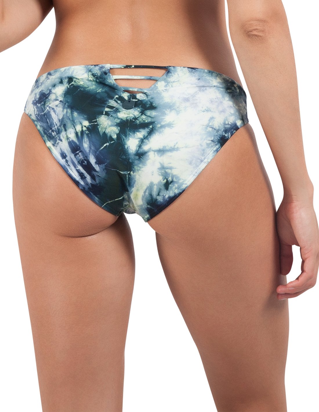 Osiris Bottom. Hand-Dyed Bikini Bottom In Penumbra Galaxy. Entreaguas