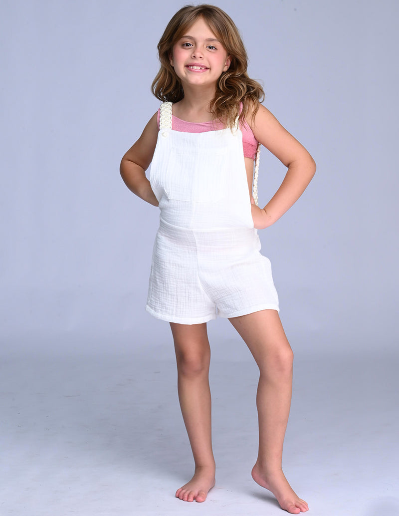 Naira Mini Romper Ivory