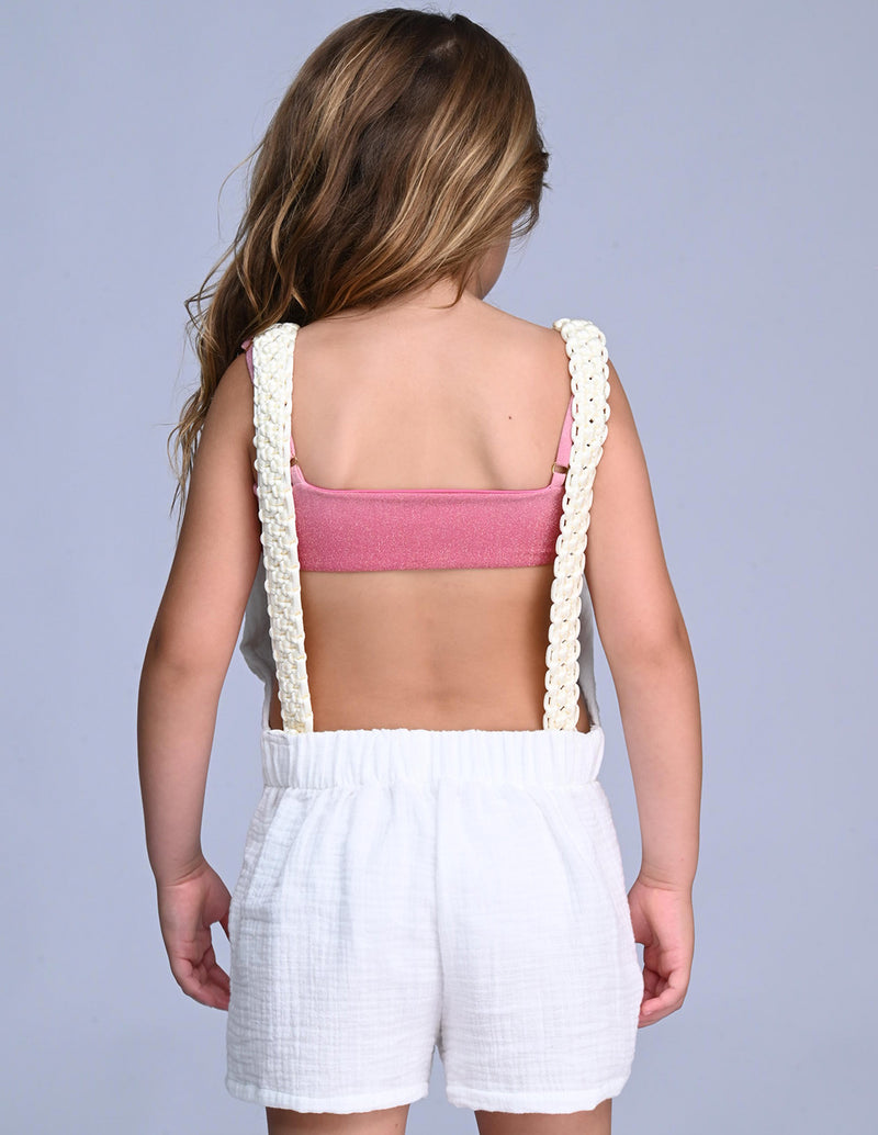 Naira Mini Romper Ivory