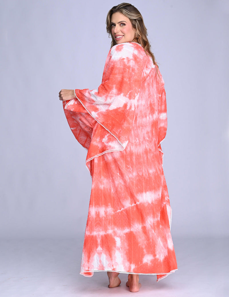 Elio Kimono Spotted Chrysan. Hand-Dyed Kimono In Spotted Chrysan