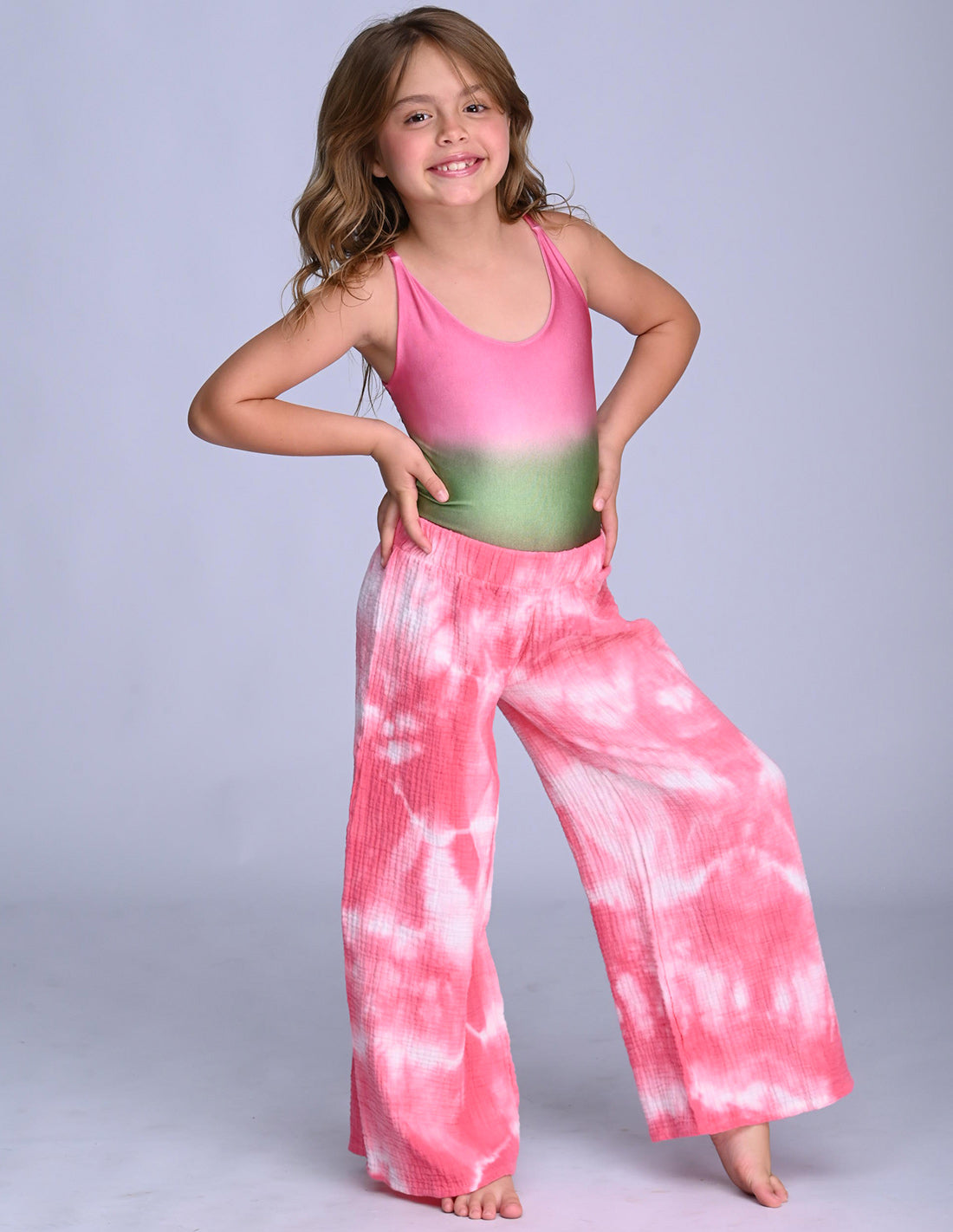 Outfit: Vest & Pant Spotted Rose