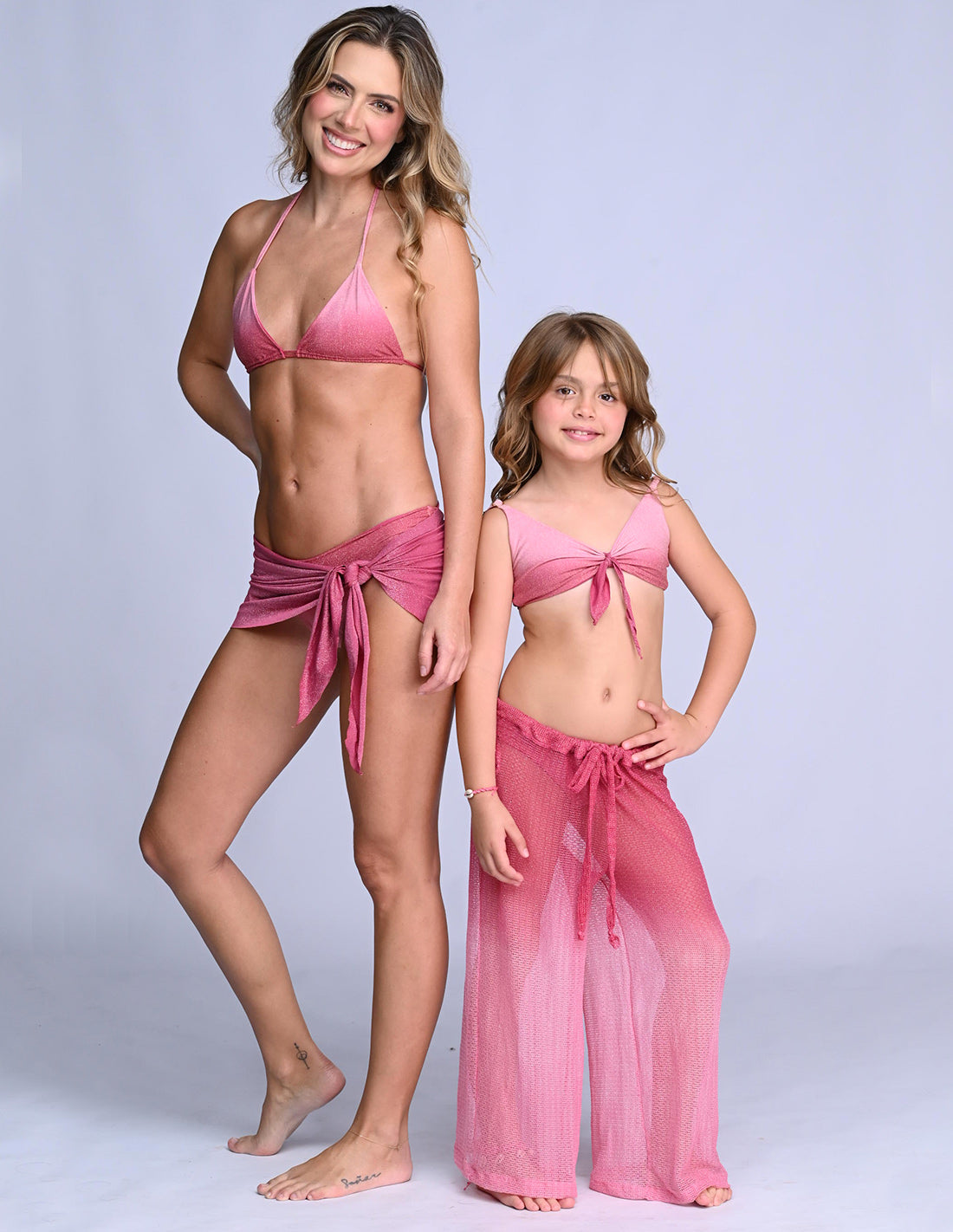 Nalu Top Faded Rose. Hand-Dyed Bikini Top In Faded Rose