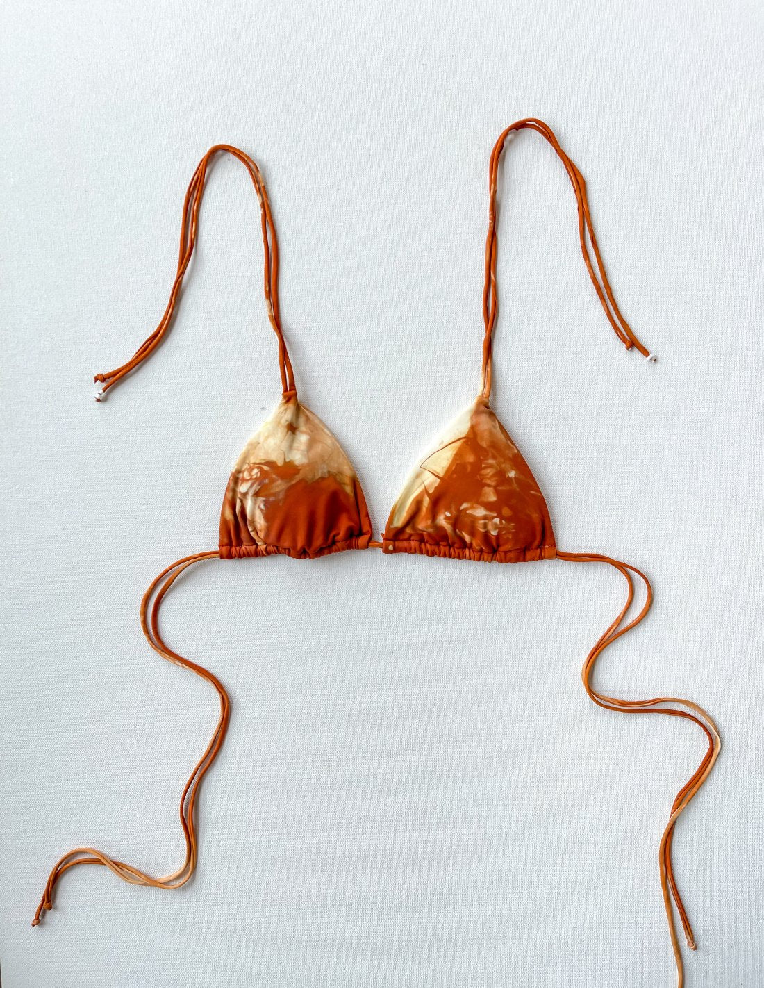 Spotted Ochre Top. Bikini Top In Spotted Ochre. Entreaguas