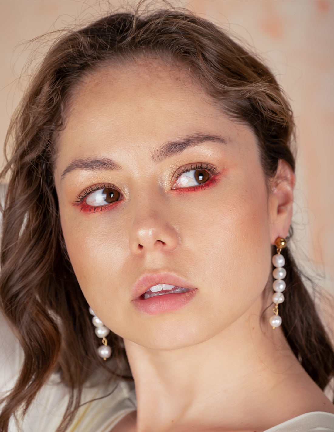 Shooting Stars Earring Ivory. Earring In Ivory. Entreaguas