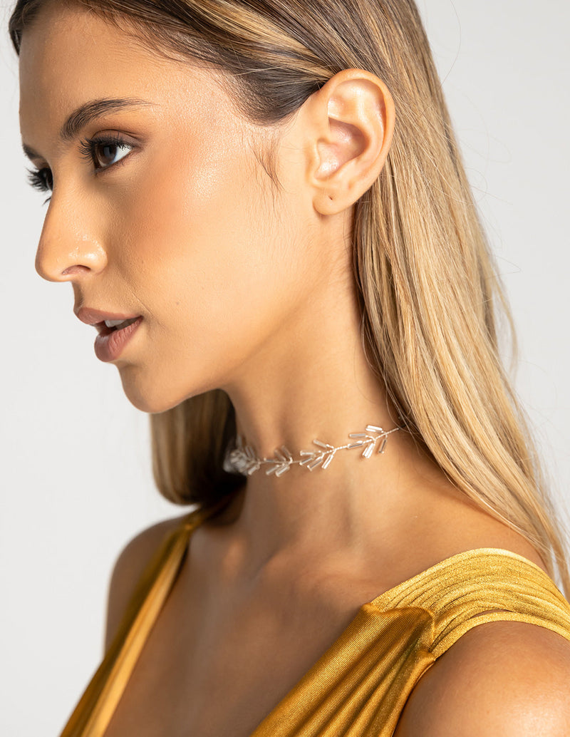 Nyssa Choker Silver. Choker In Silver