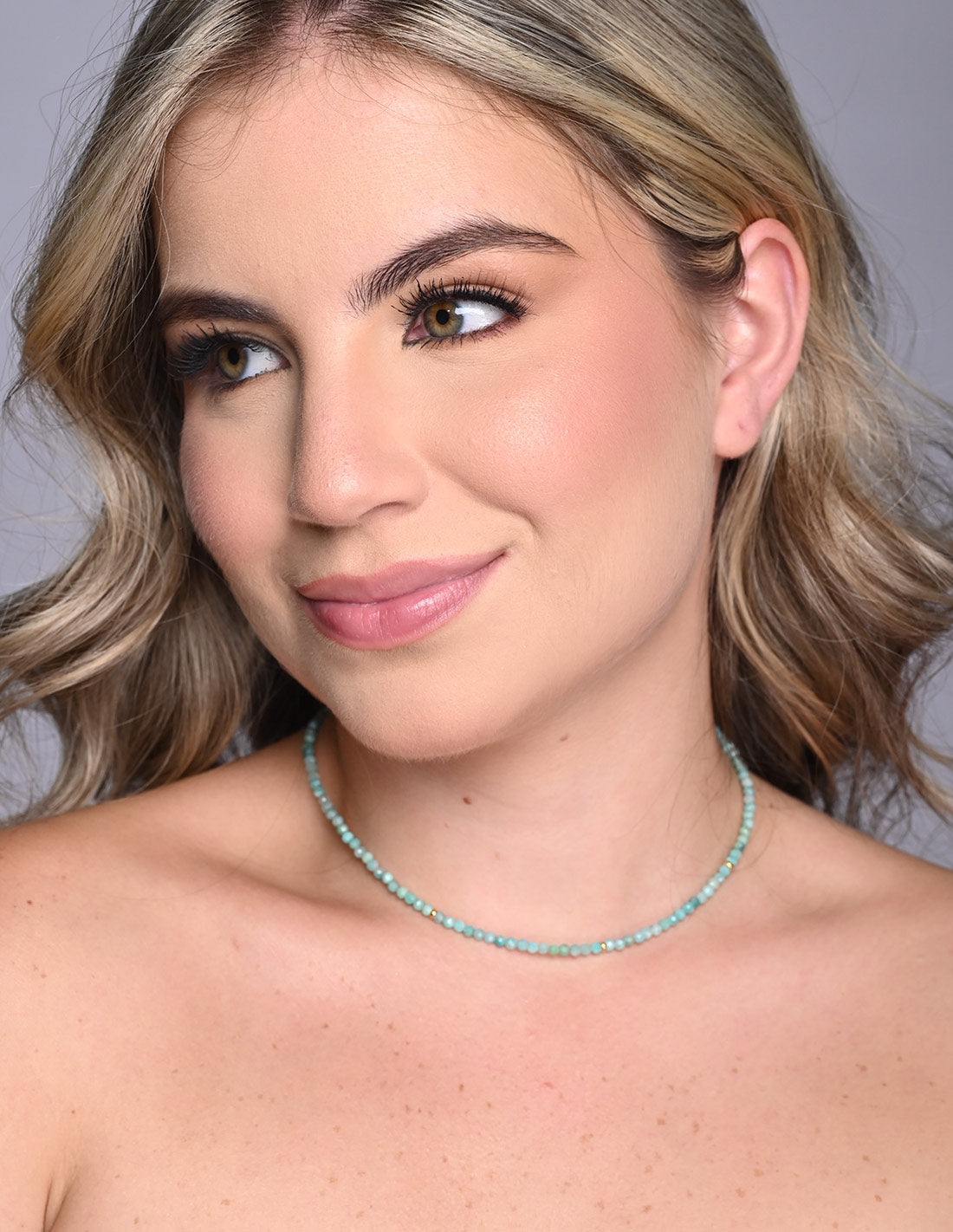 Acacia Choker-Garter Mint Green. Choker-Garter In Mint Green. Entreaguas