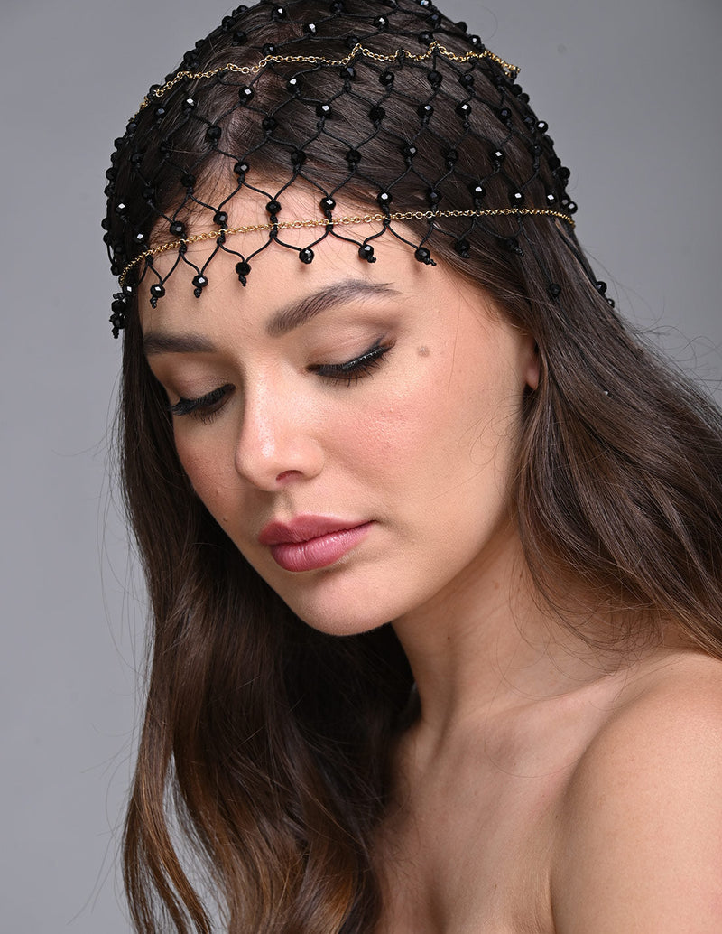 Glen Tiara Black. Tiara In Black