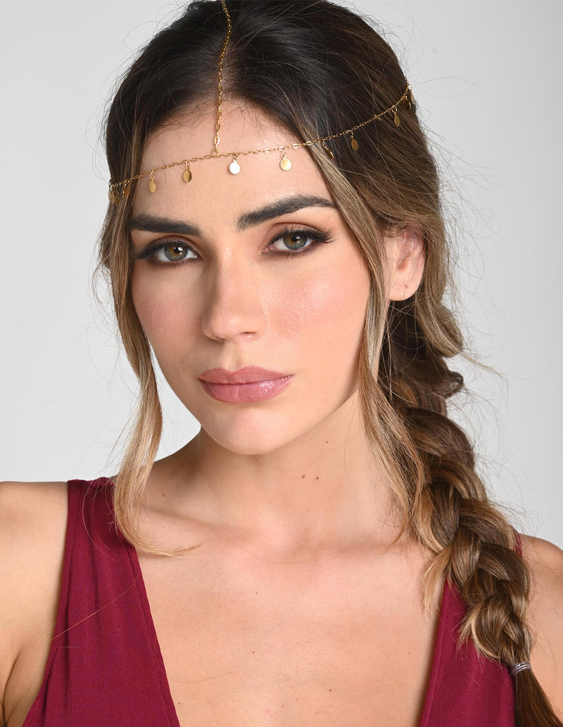 Noa Tiara Golden. Tiara In Golden