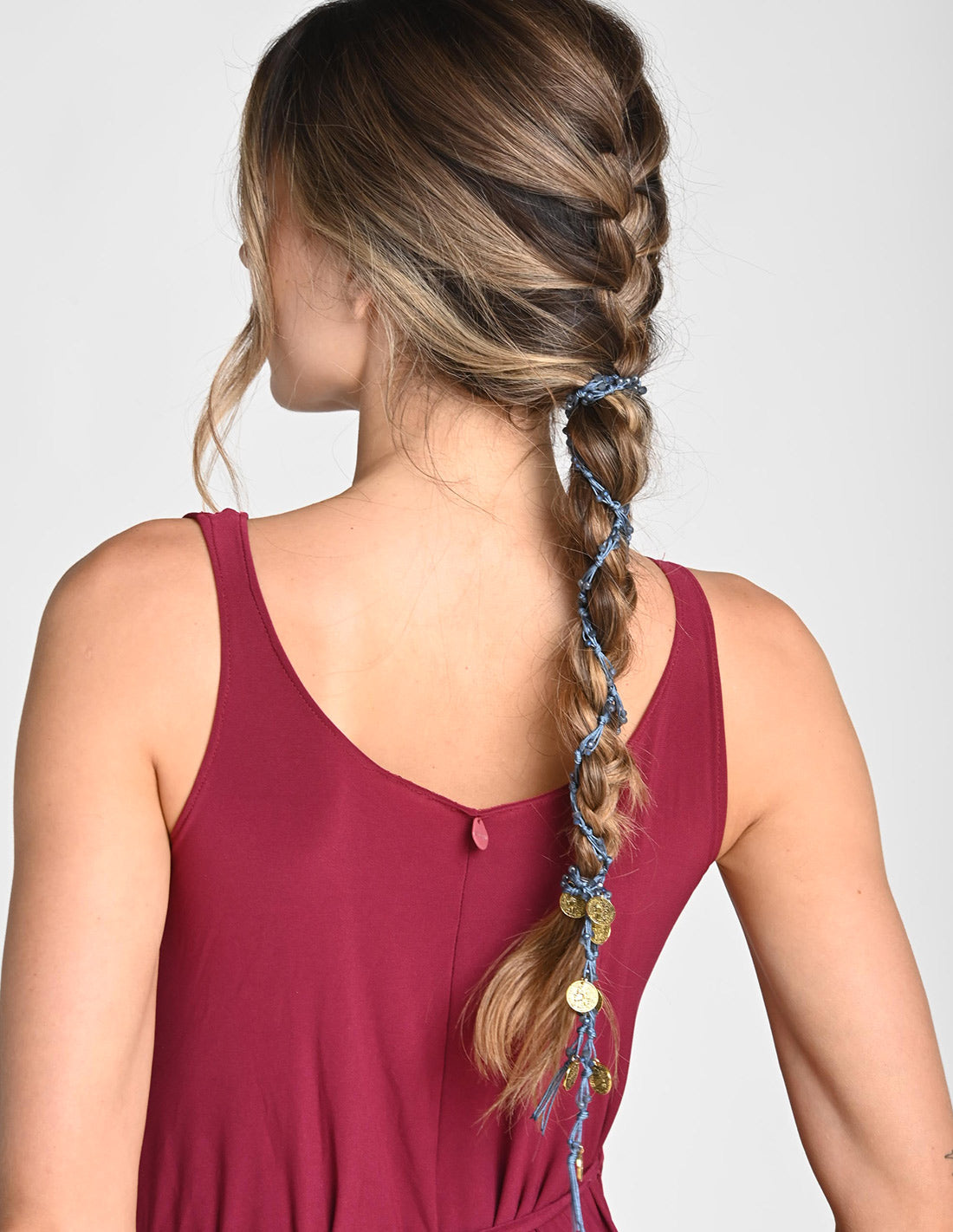 Inari Necklace Oil Blue. Necklace In Oil Blue