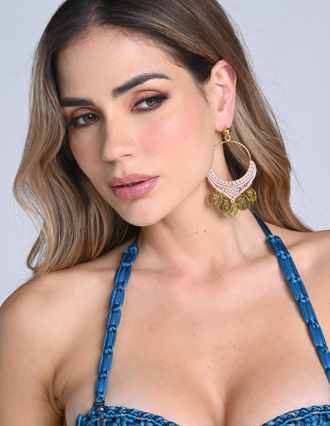 Asha Earring Rose. Earring In Rose